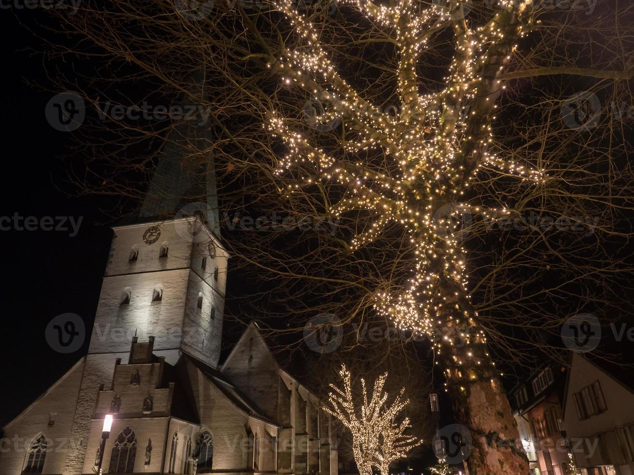 ciudad de borken en navidad foto