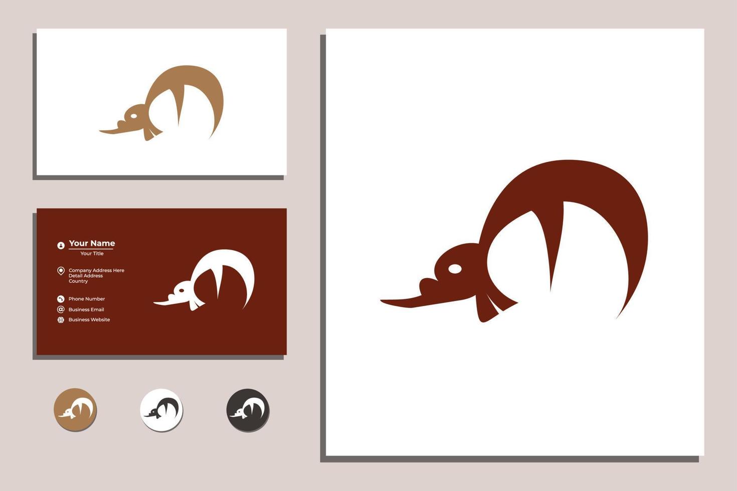The M logo forms a rhino vector