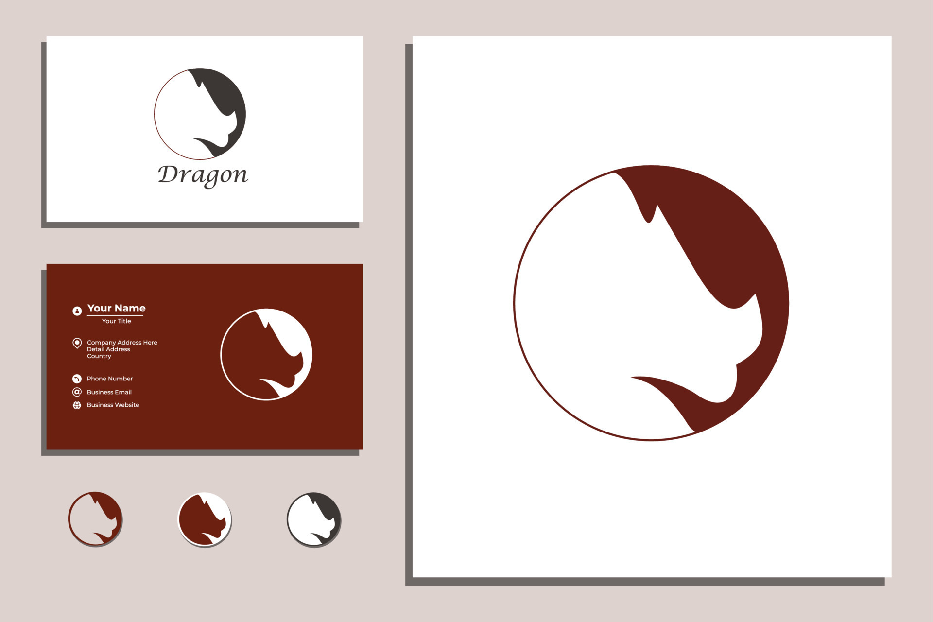 dragon head silhouette designs 10226857 Vector Art at Vecteezy