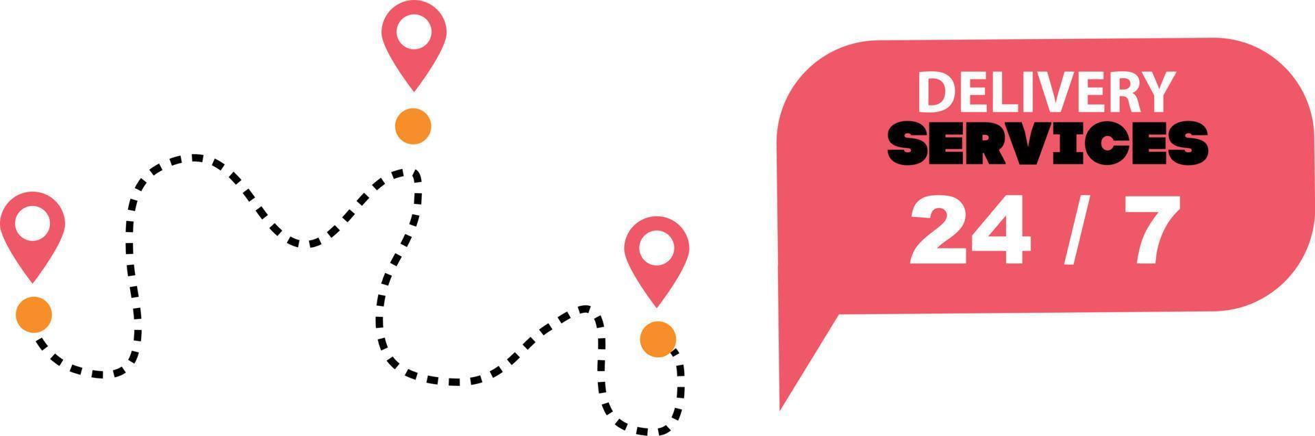 Online delivery service , online order tracking, delivery home and office. Shipping. vector