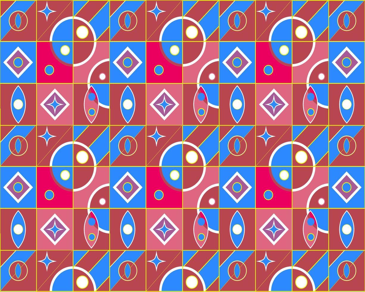 abstract geometric pattern. with color. suitable for background use vector