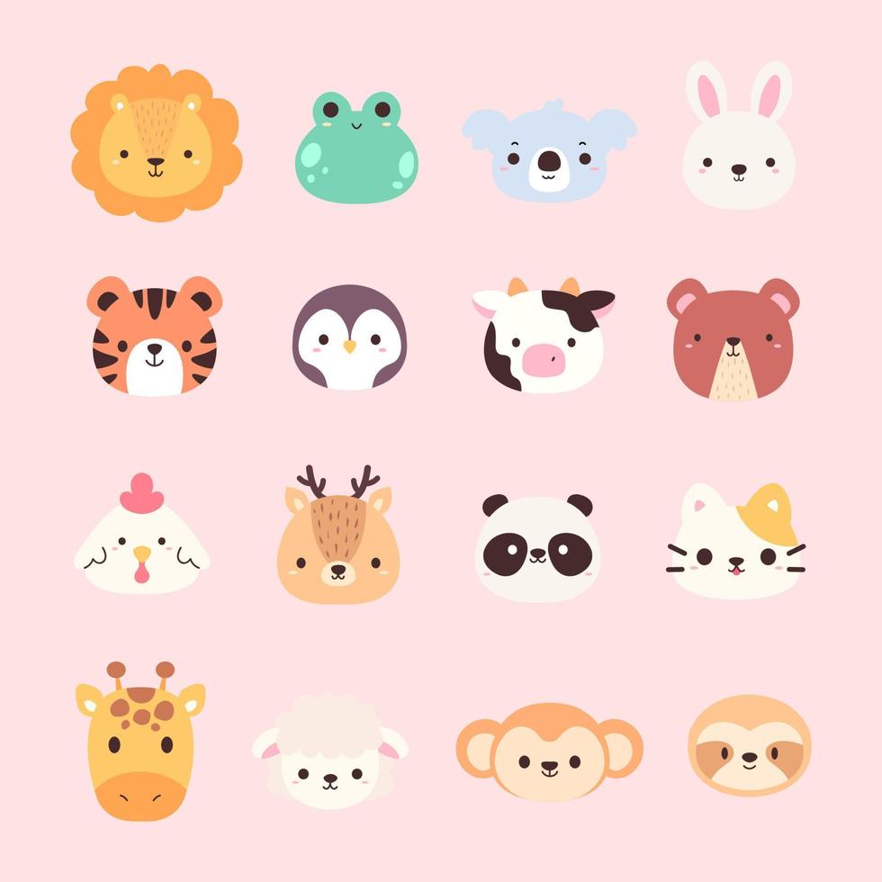 Cute Baby Animal Vector