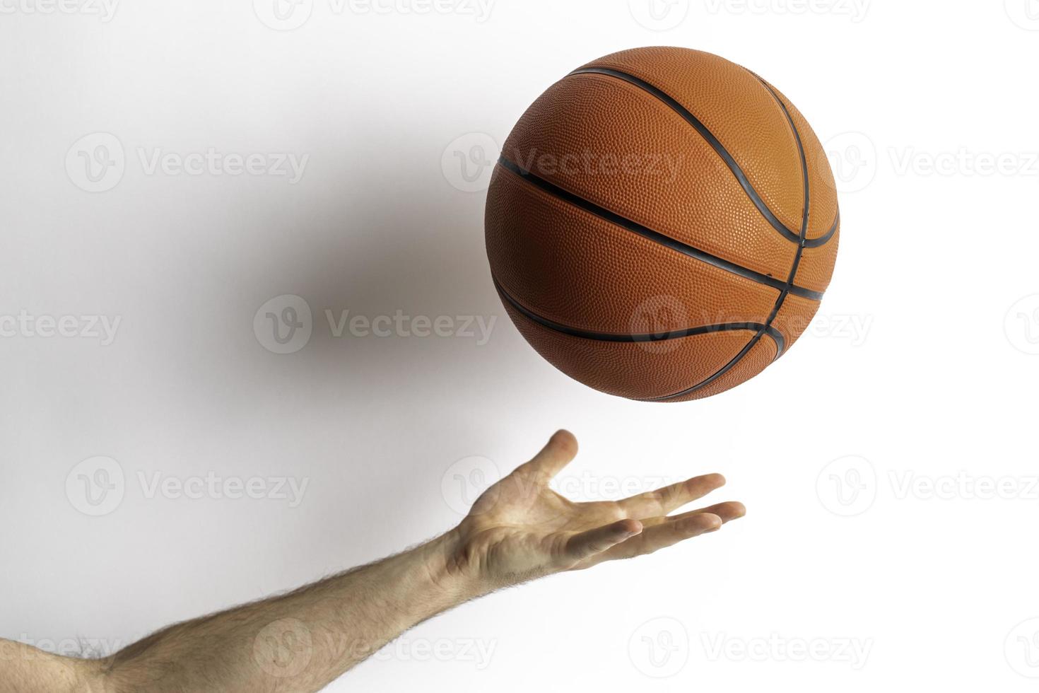 Tossing A Basketball photo
