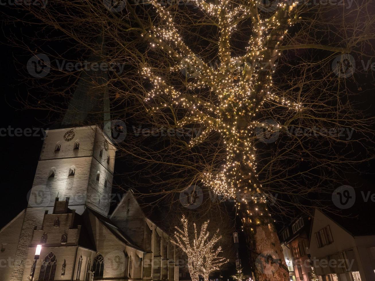 ciudad de borken en navidad foto