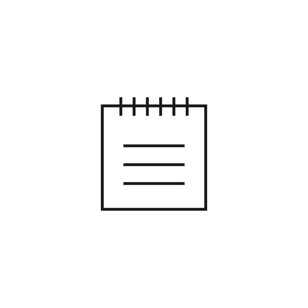 Outline monochrome symbol drawn in flat style with thin line. Editable stroke. Line icon of calendar vector