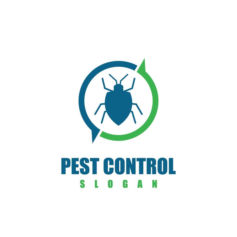 icono de logotipo de control de plagas vector