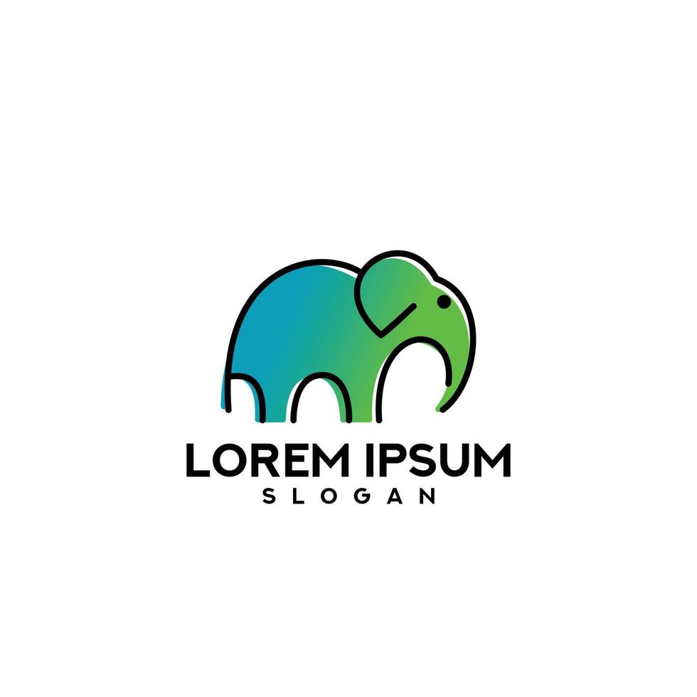 Elephant Logo Template vector Illustration