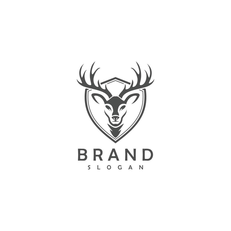 Deer Logo Template vector Illustration