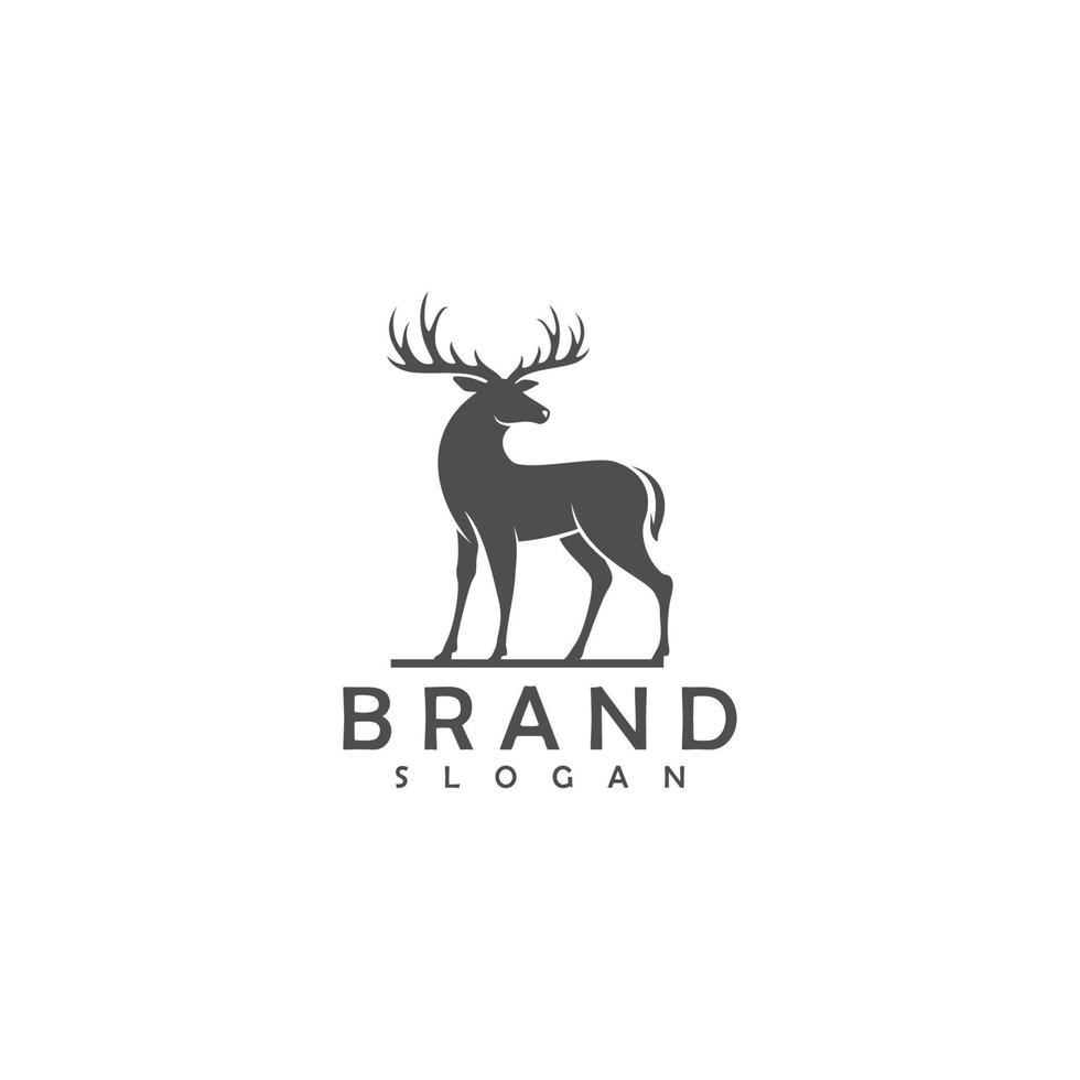 Deer Logo Template vector Illustration