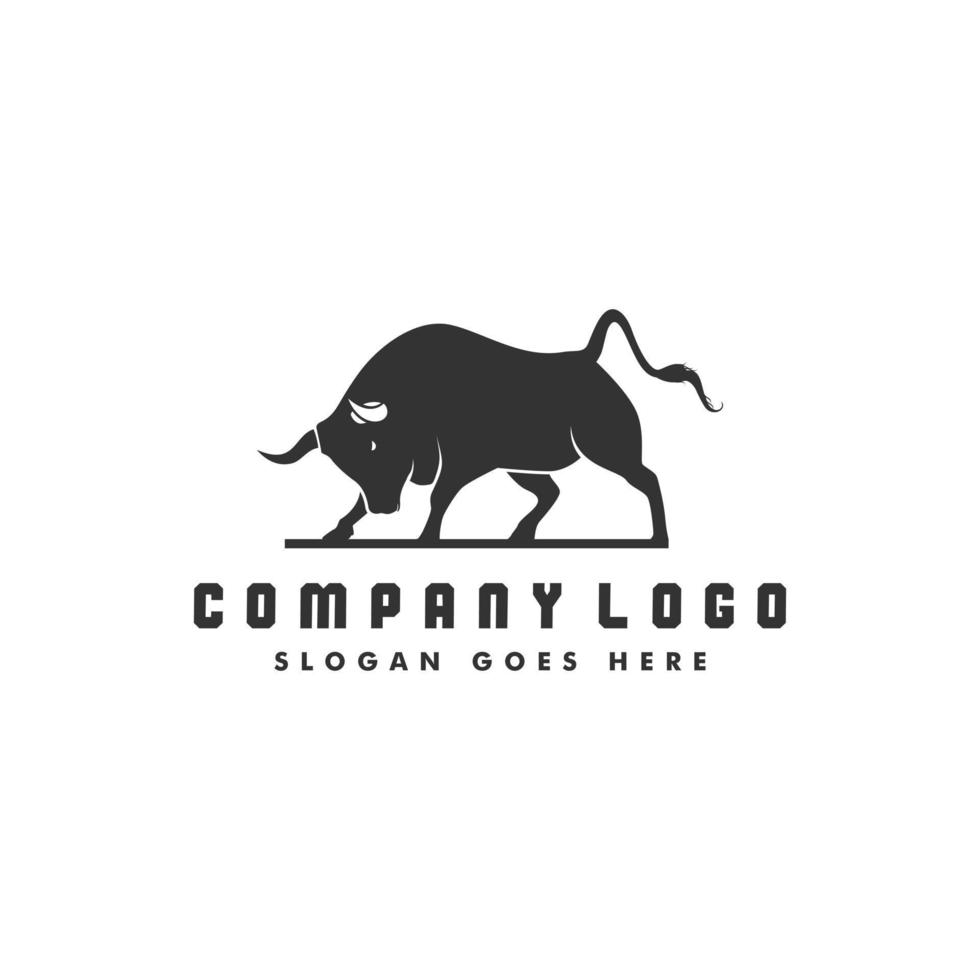 Bull Logo Template vector Illustration