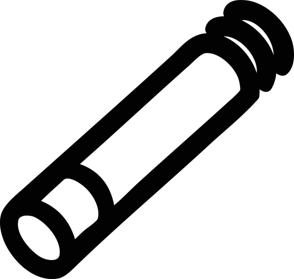 lit cigarette icon vector