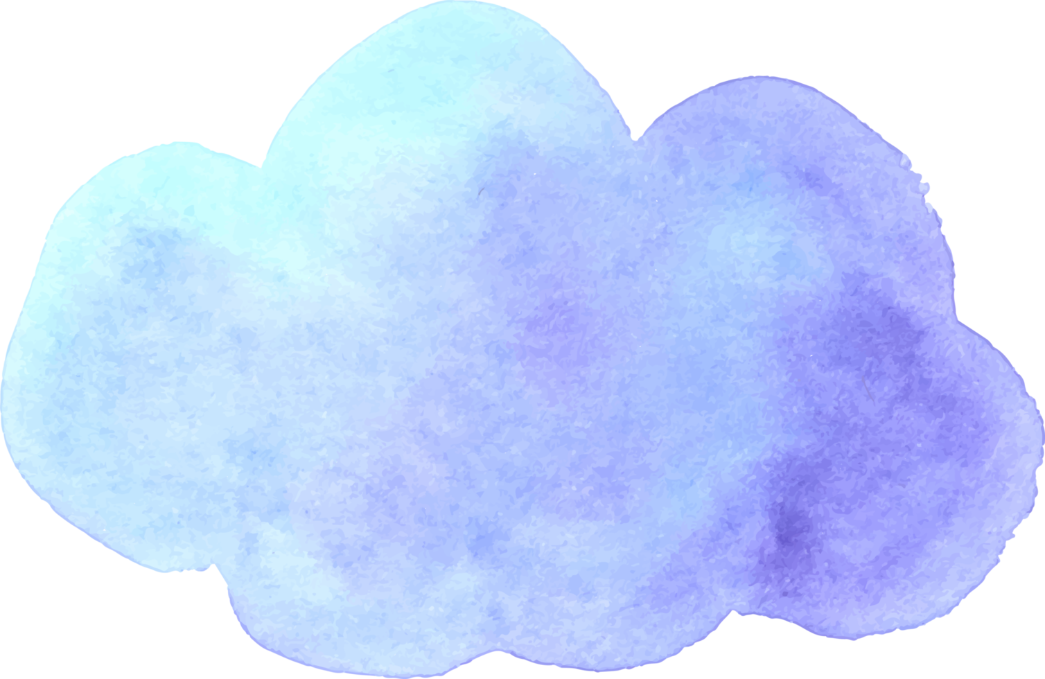 Cloud watercolor hand paint 10231951 PNG