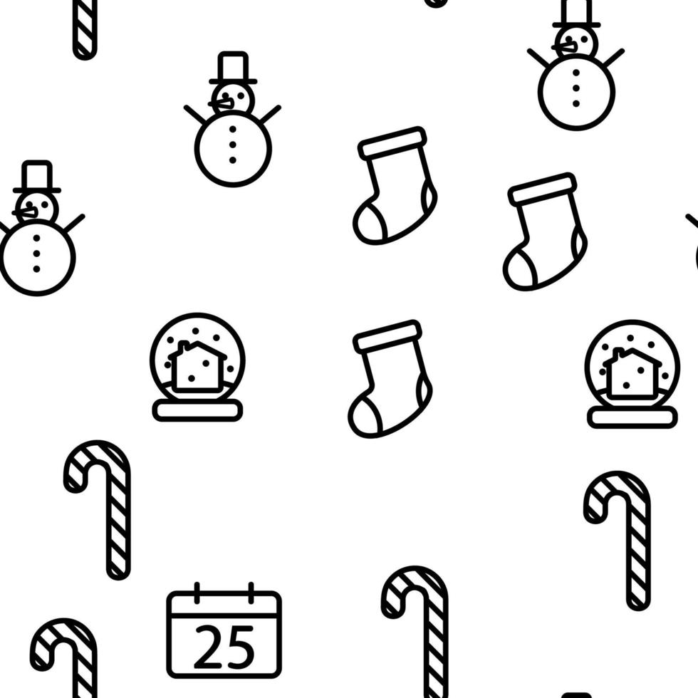 Christmas Vector Seamless Pattern