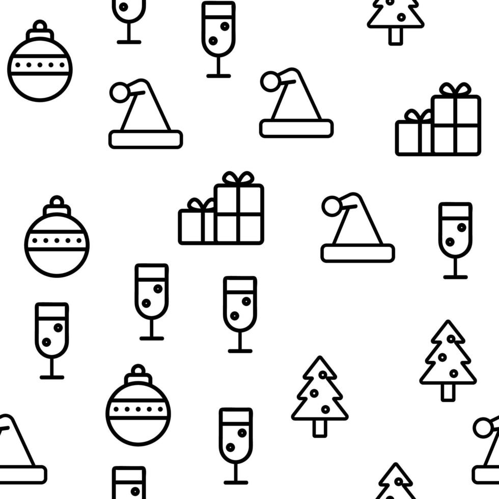 Christmas Vector Seamless Pattern