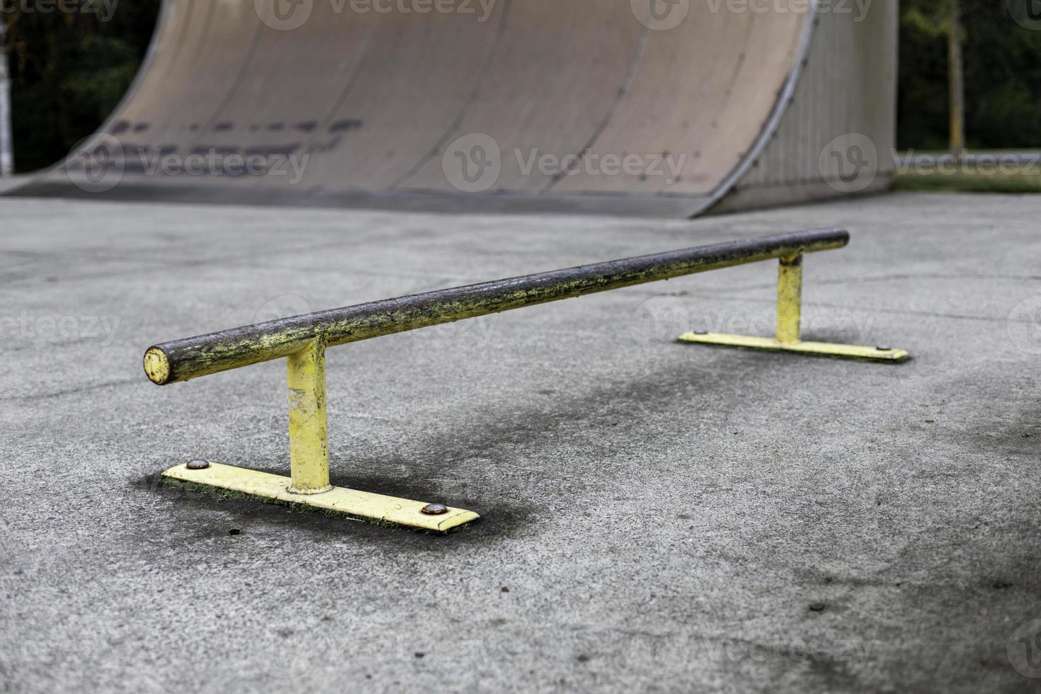 Skateboard Grind Rail photo