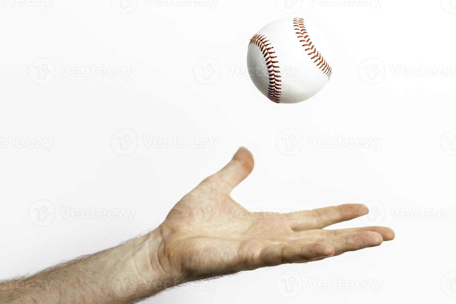 Baseball Toss In Air photo