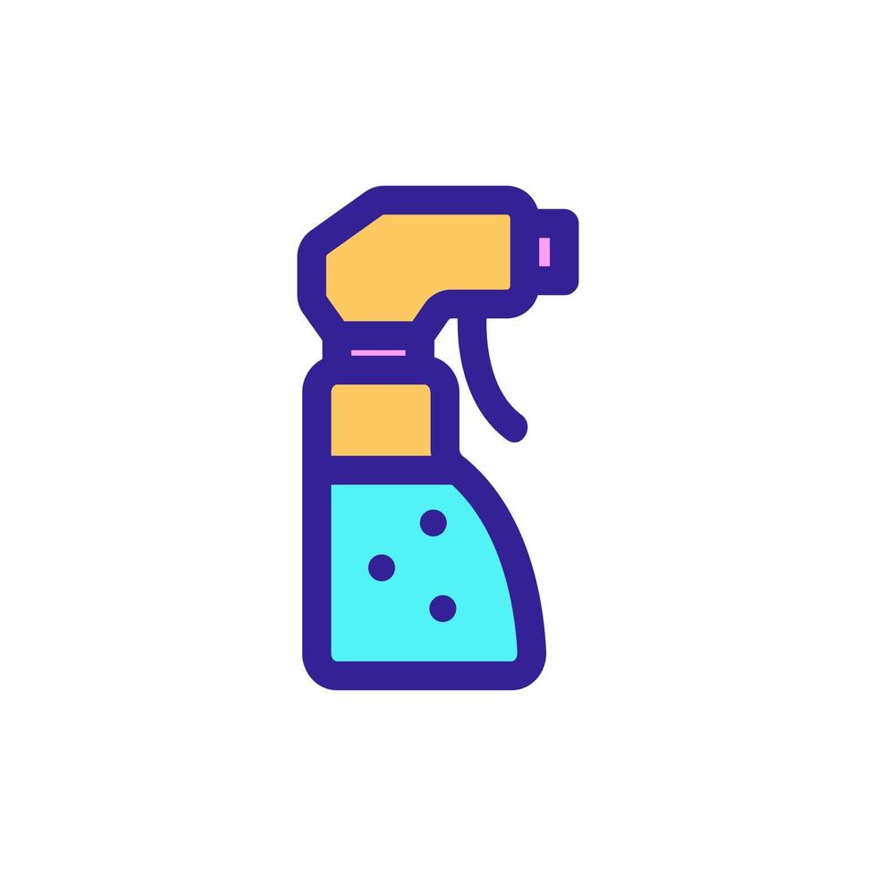 A tool for washing the windows of the vector icon. Isolated contour symbol illustration
