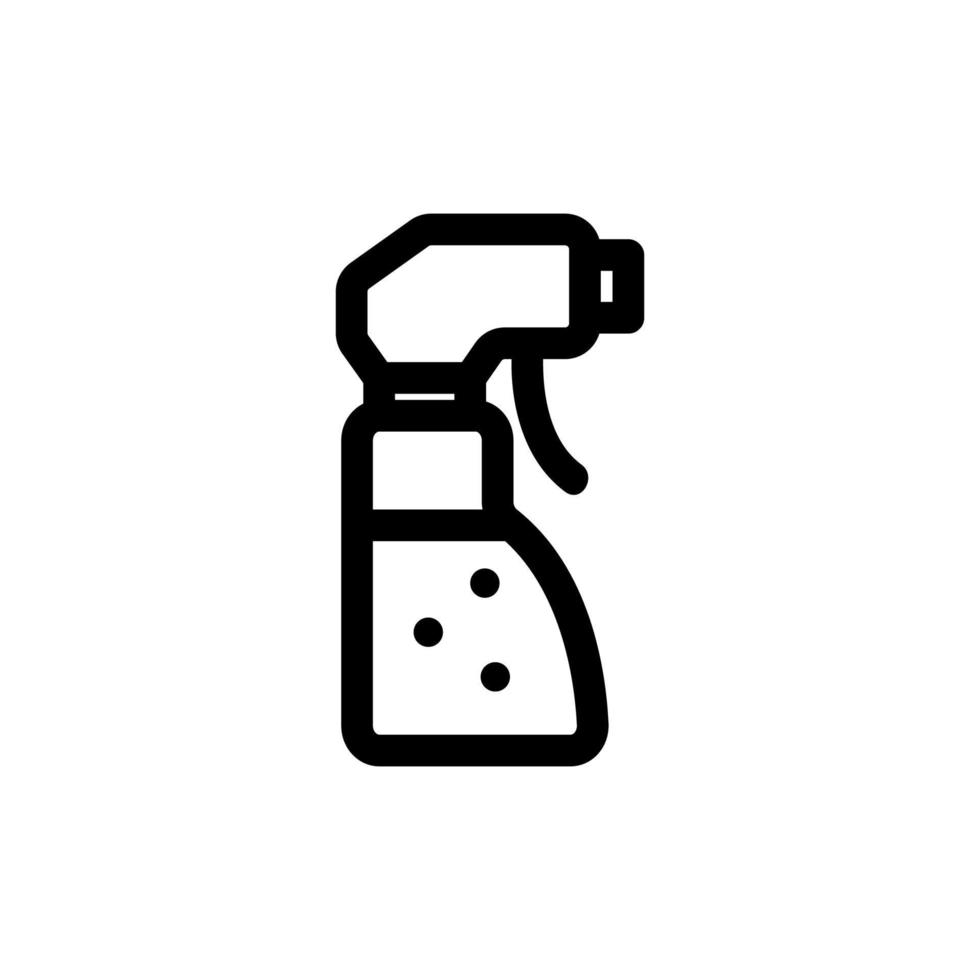 A tool for washing the windows of the vector icon. Isolated contour symbol illustration