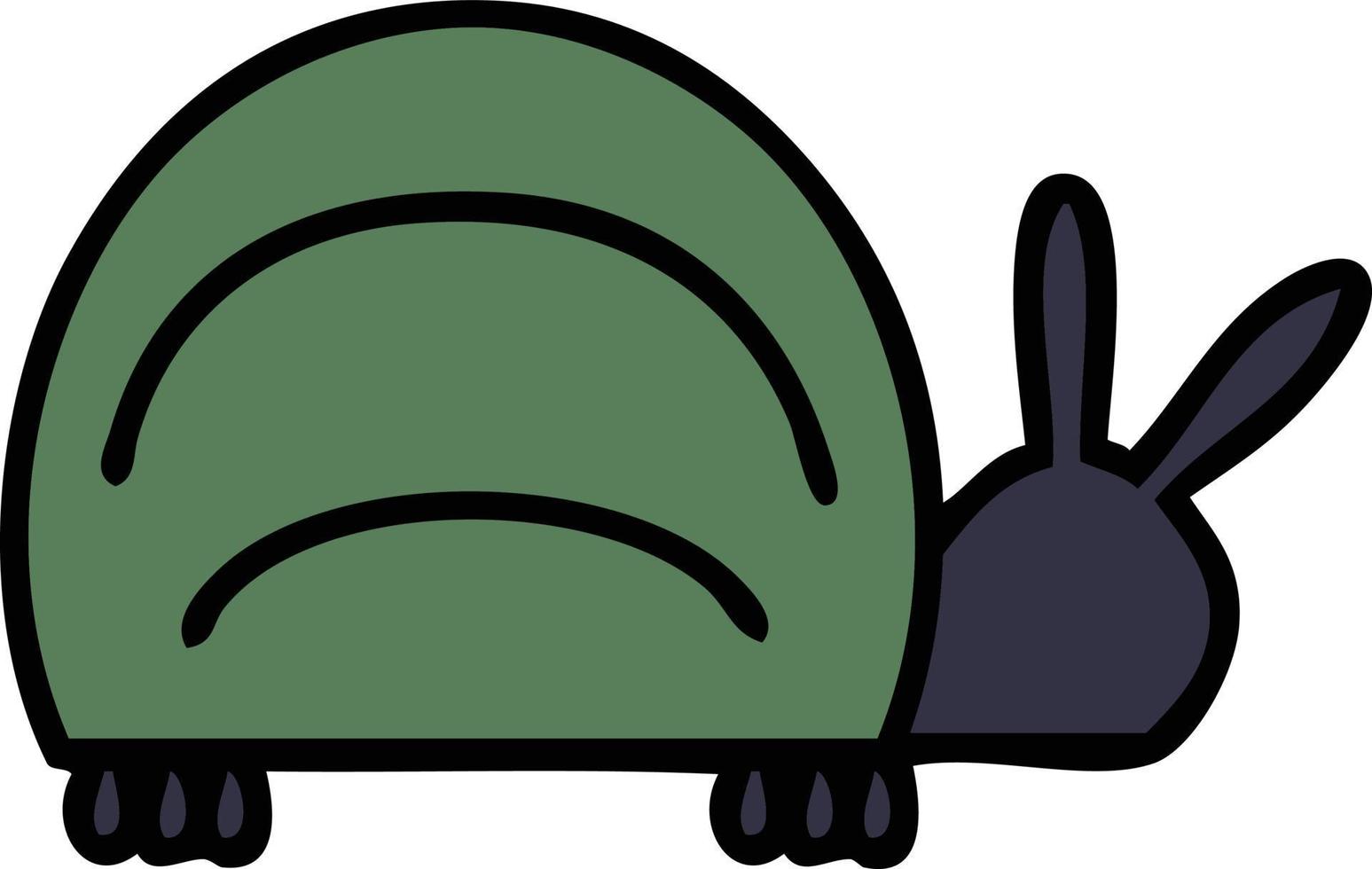 cute cartoon green bug vector