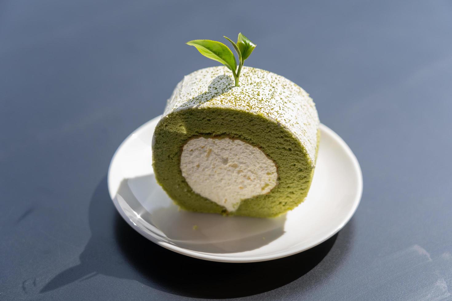 green tea cake photo