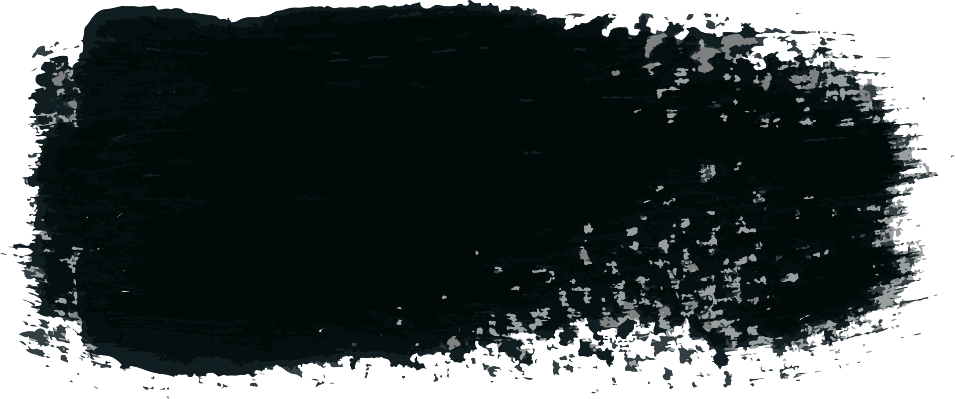 Black Watercolor brush stroke png