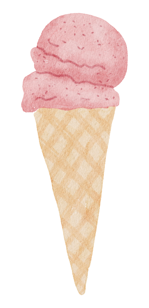 dessert aquarel cartoon schattig png