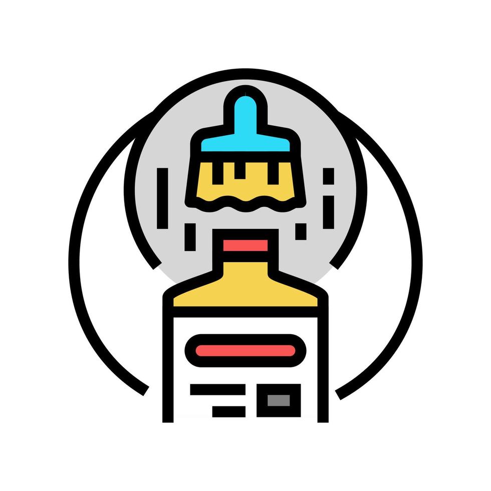 paint varnish production color icon vector illustration