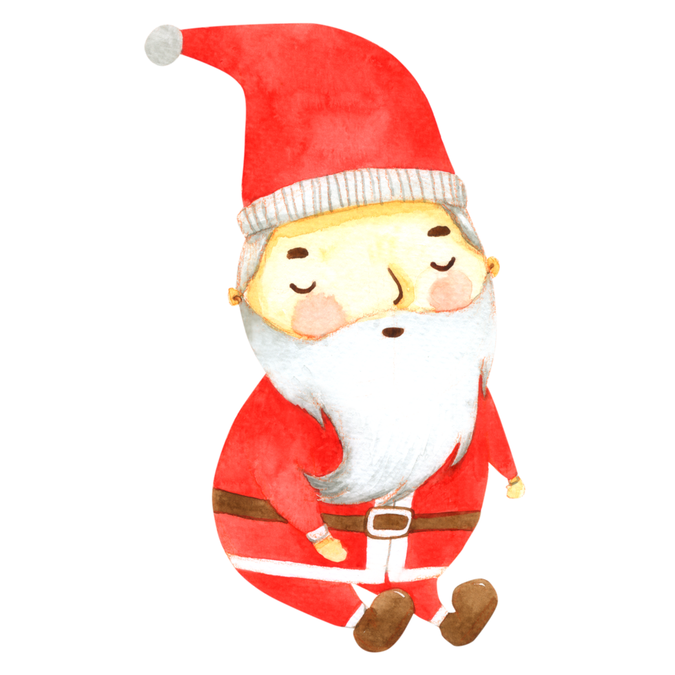 elemento de navidad acuarela png