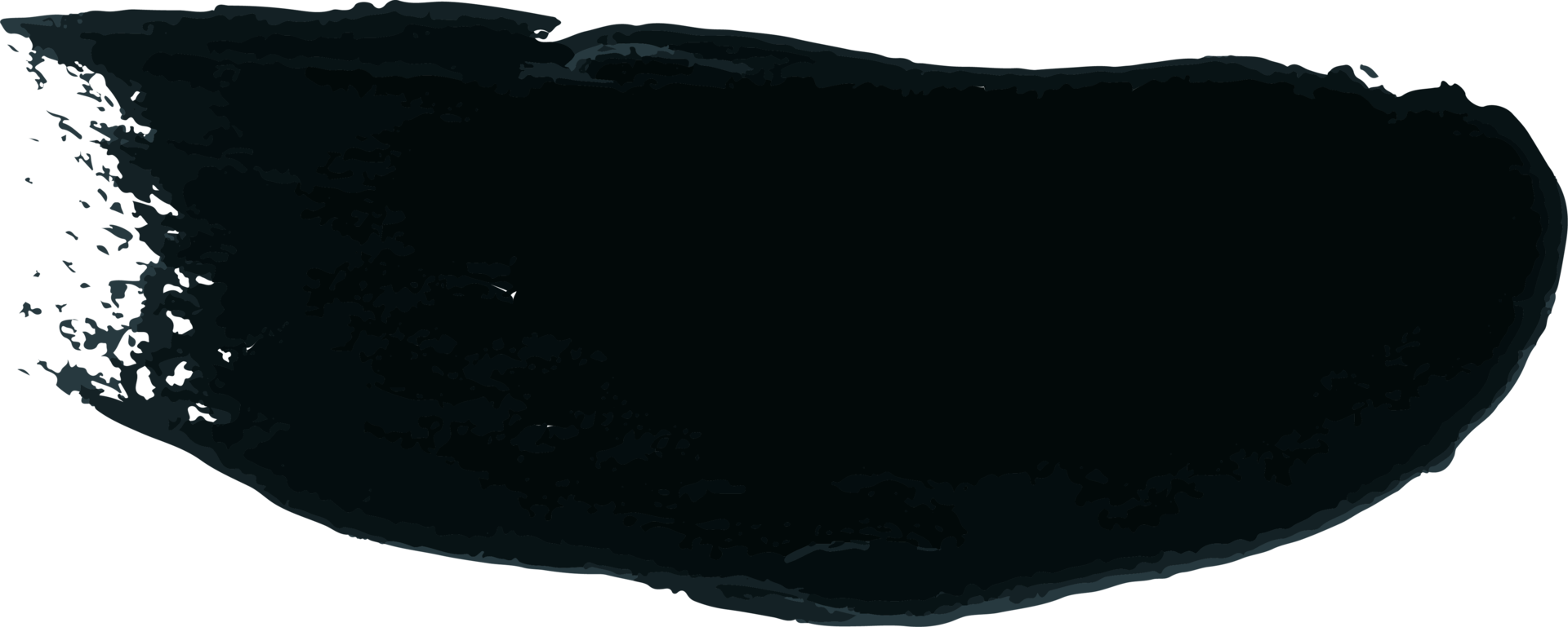 Black Watercolor brush stroke png
