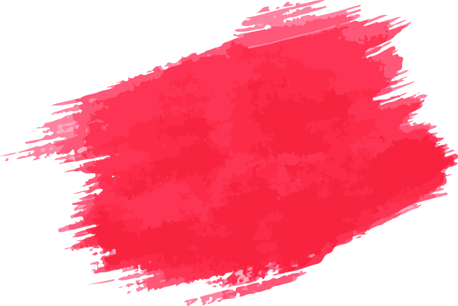 roter aquarellpinselstrich png