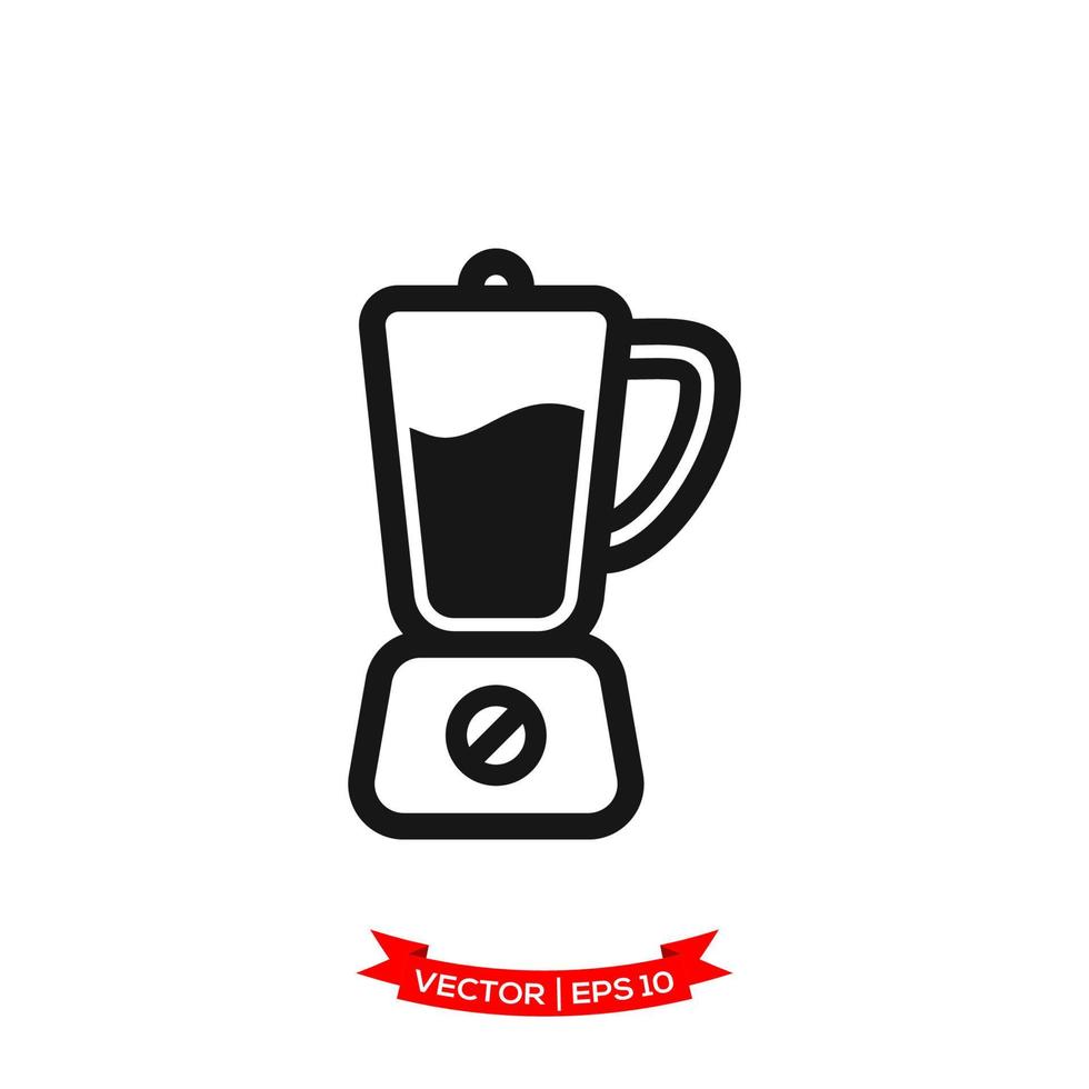 blender illustration in trendy flat style vector