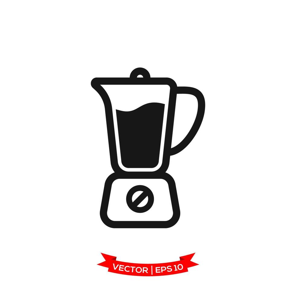 blender illustration in trendy flat style vector