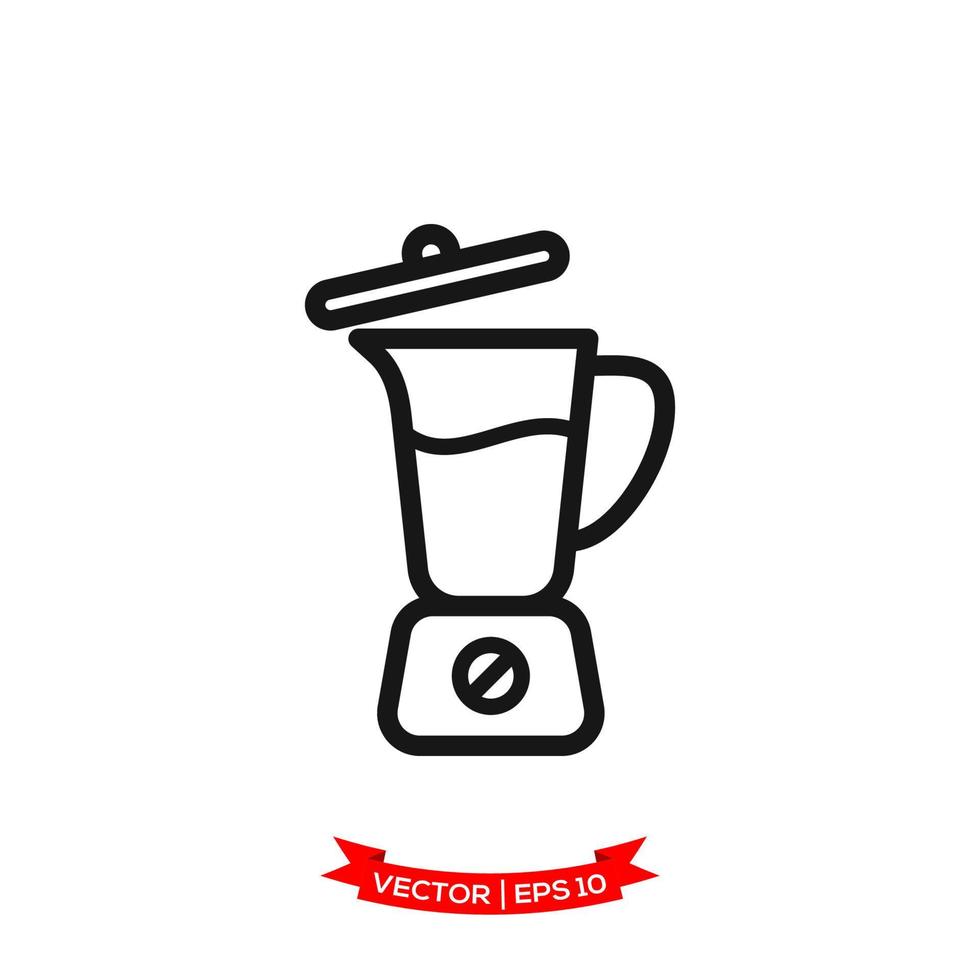 blender illustration in trendy flat style vector