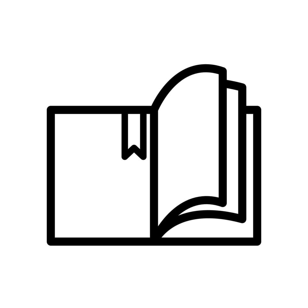 ilustración de libros en estilo moderno y plano vector