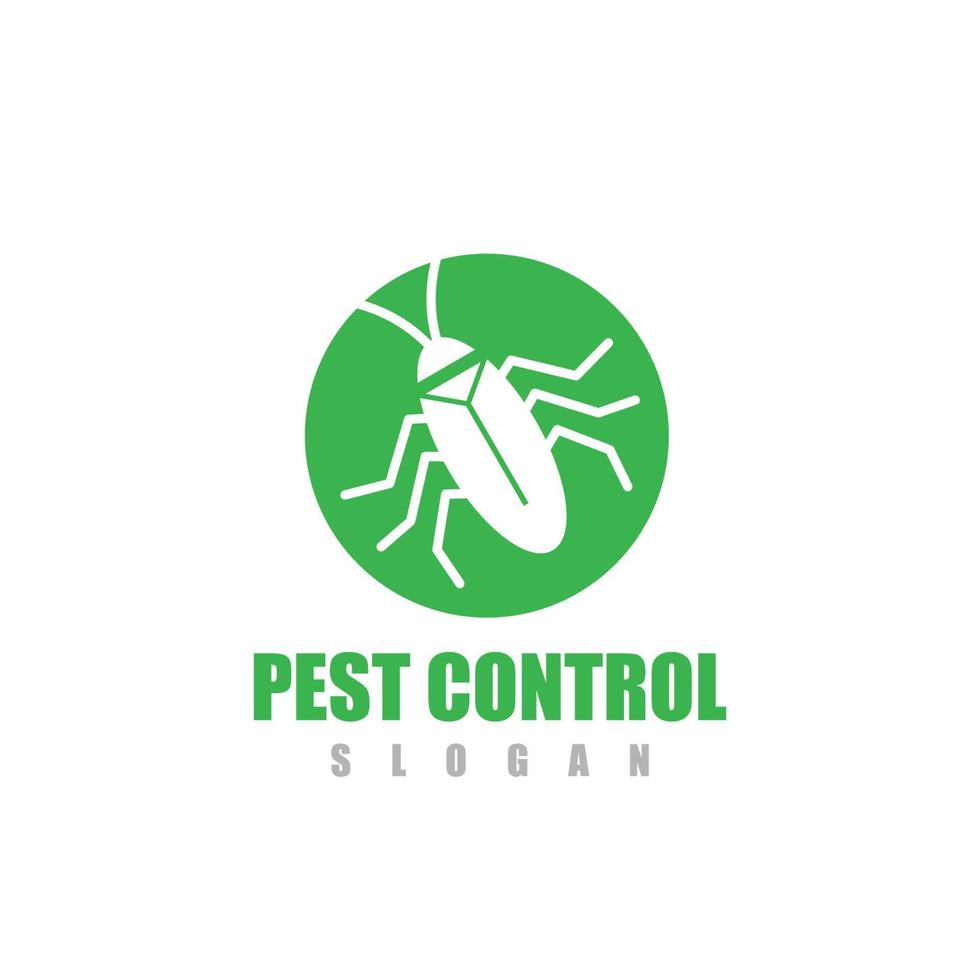 icono de logotipo de control de plagas vector