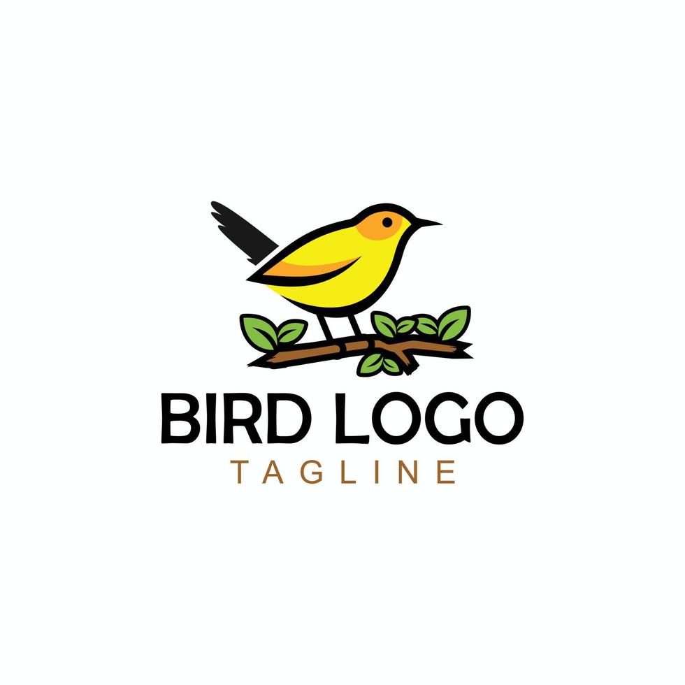 Bird logo design vector icon template