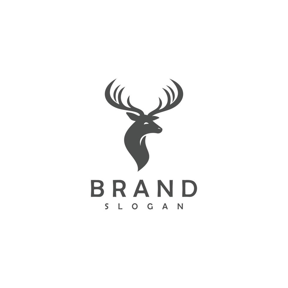 Deer Logo Template vector Illustration