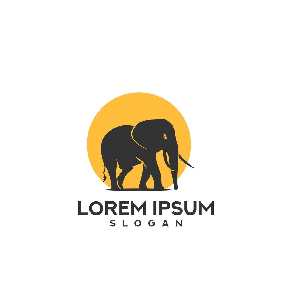 Elephant Logo Template vector Illustration