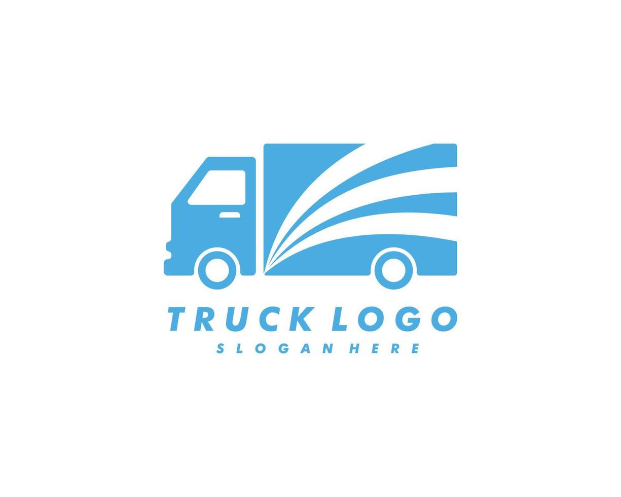 Icon Truck silhouette symbol logo template vector