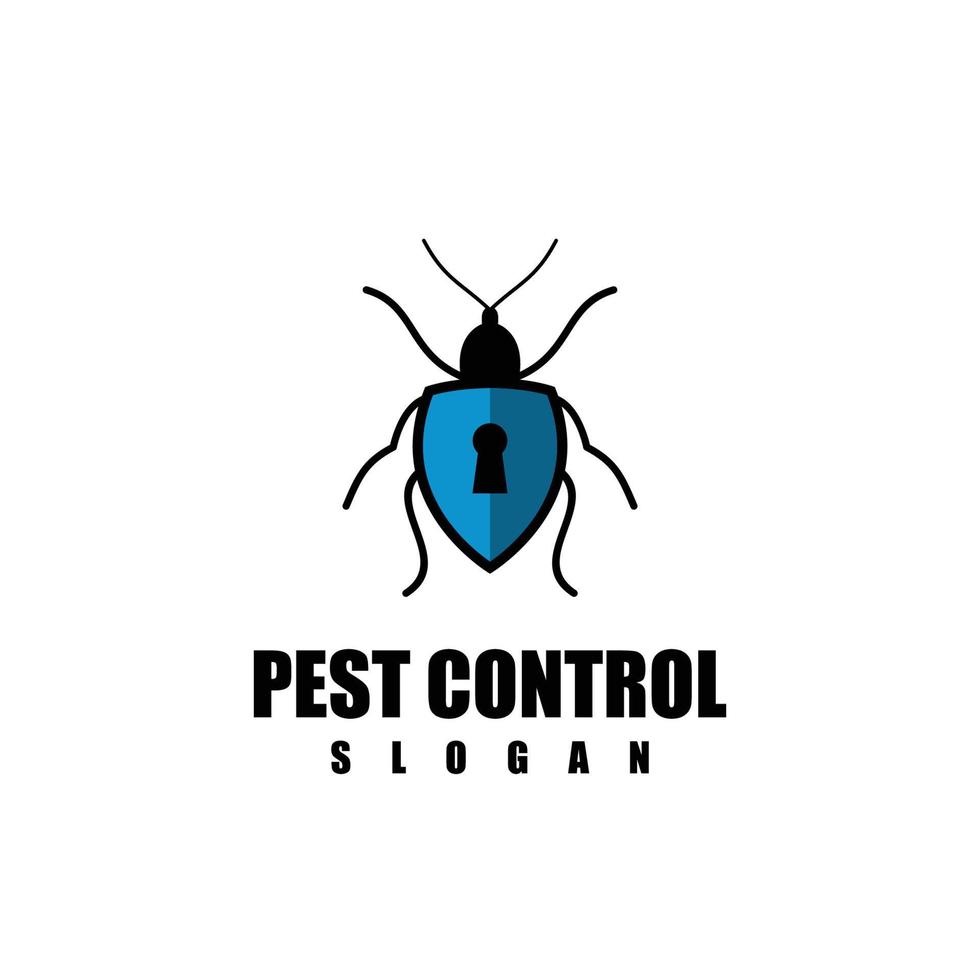 icono de logotipo de control de plagas vector