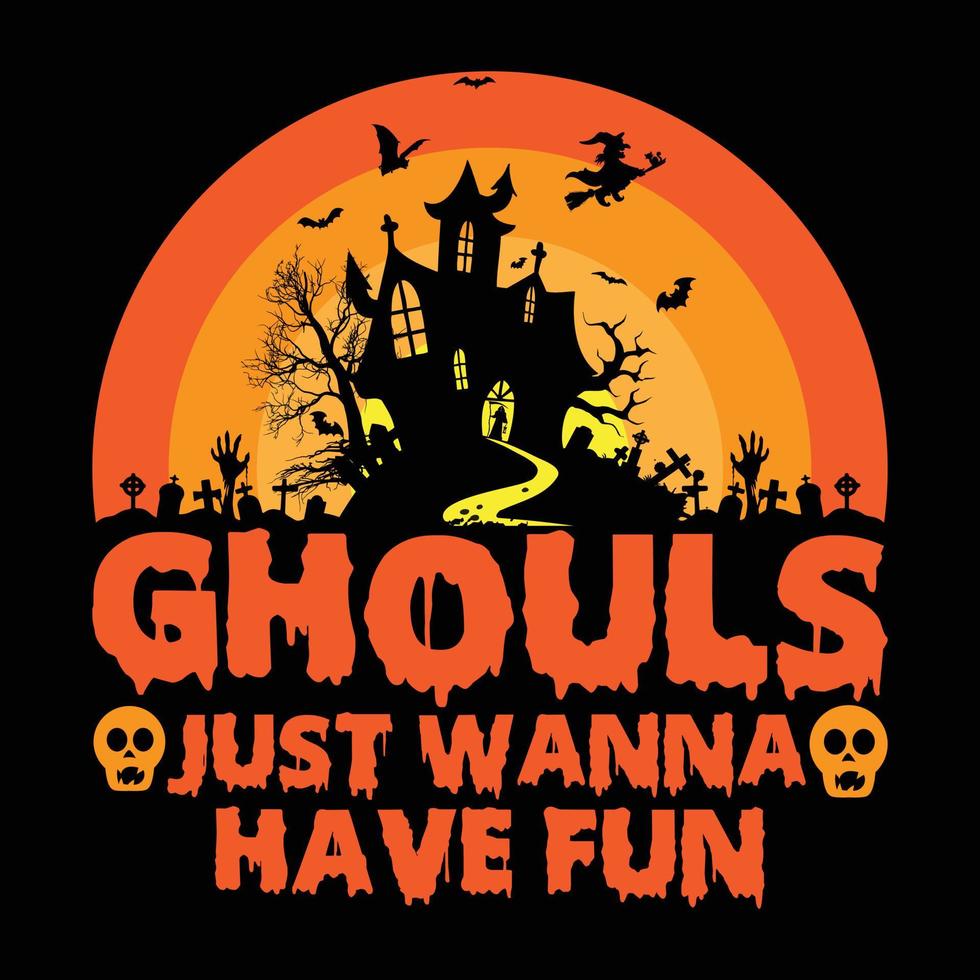 Halloween t-shirt design for Halloween t shirt vector