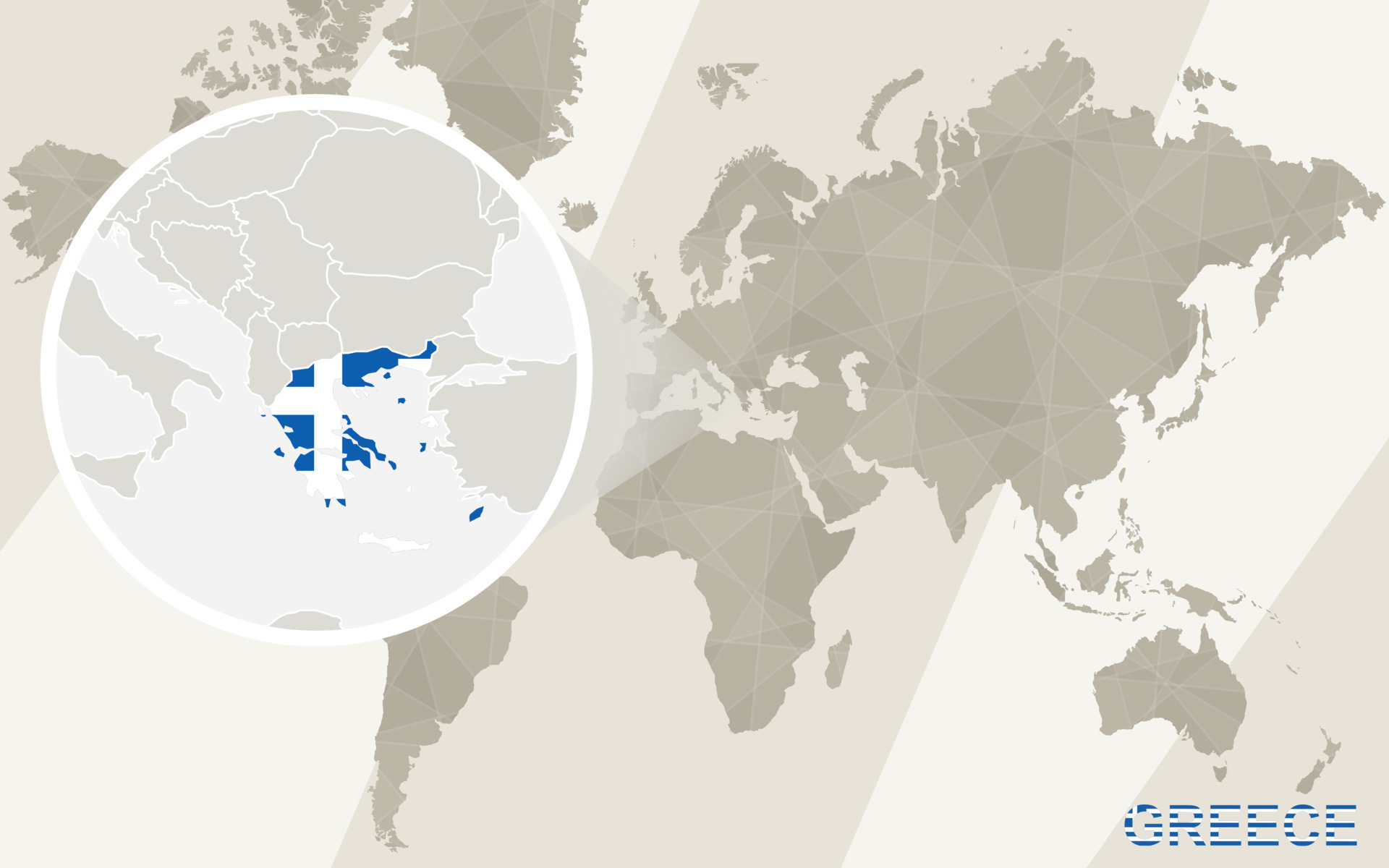 Zoom On Greece Map And Flag World Map 10236065 Vector Art At Vecteezy Zoom On Greece Map And Flag World Map Vector