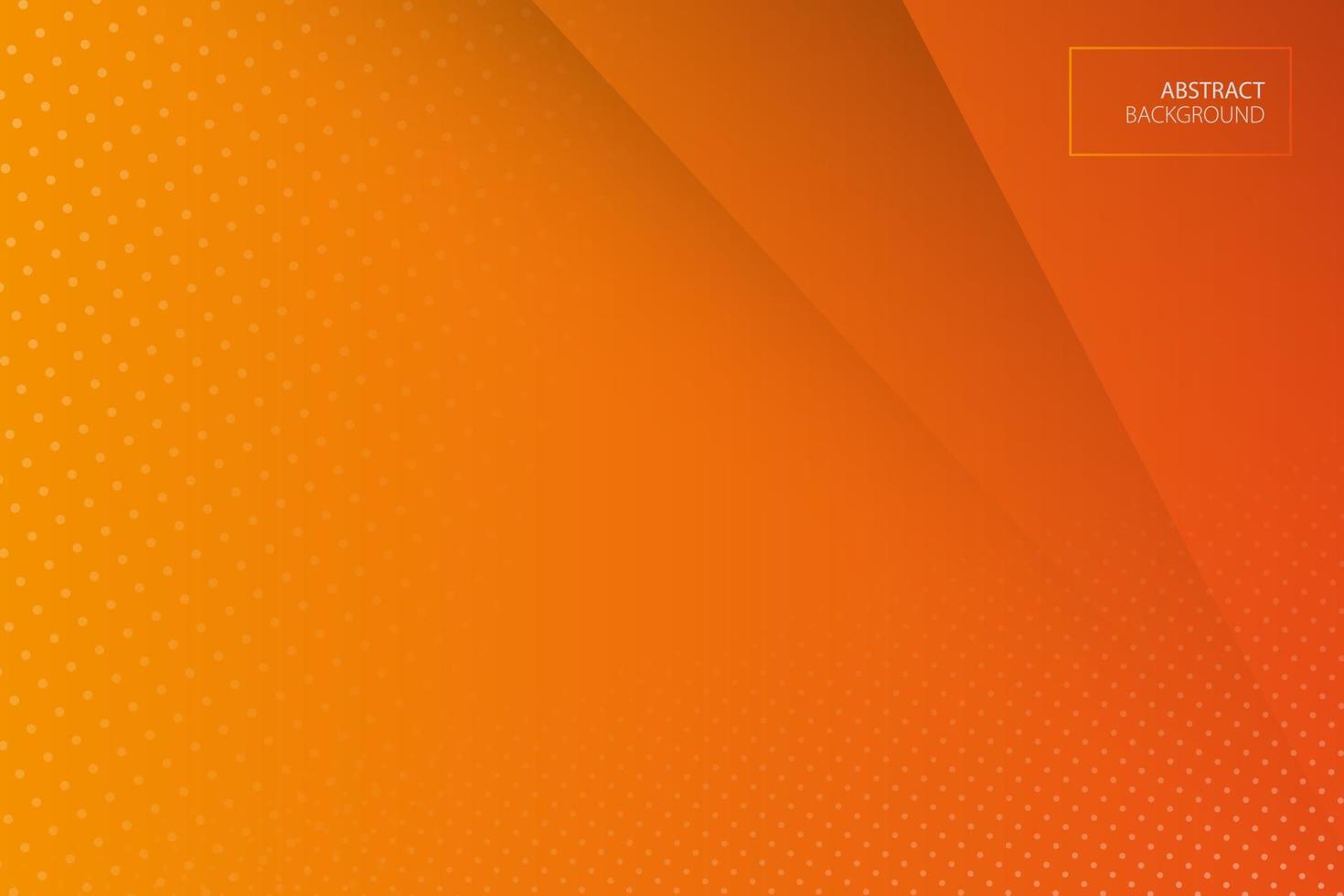 Abstract orange background, dots and line design. Background for poster, banner, web layout and other. vector