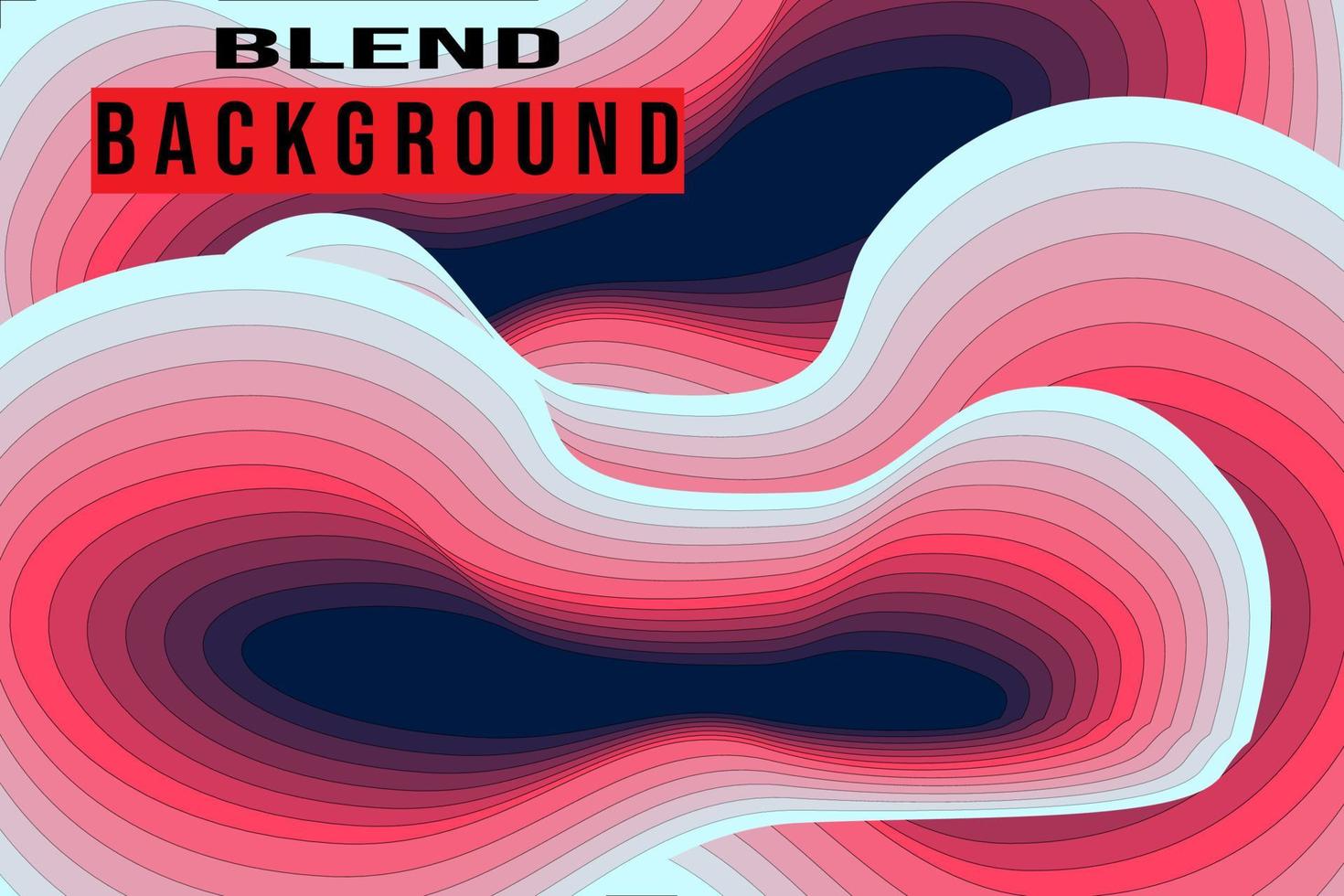 Smooth pink blended abstract background vector