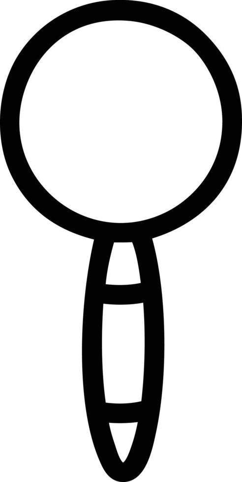 magnifying glass icon vector