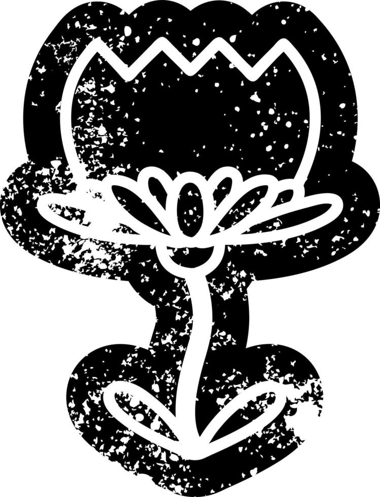 lotus flower icon vector