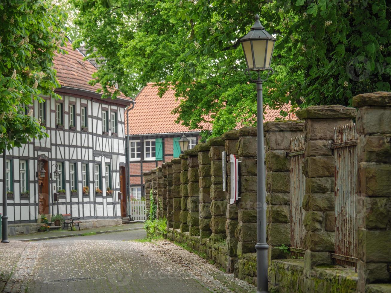 pueblo de westerholt en el área del ruhr alemán foto