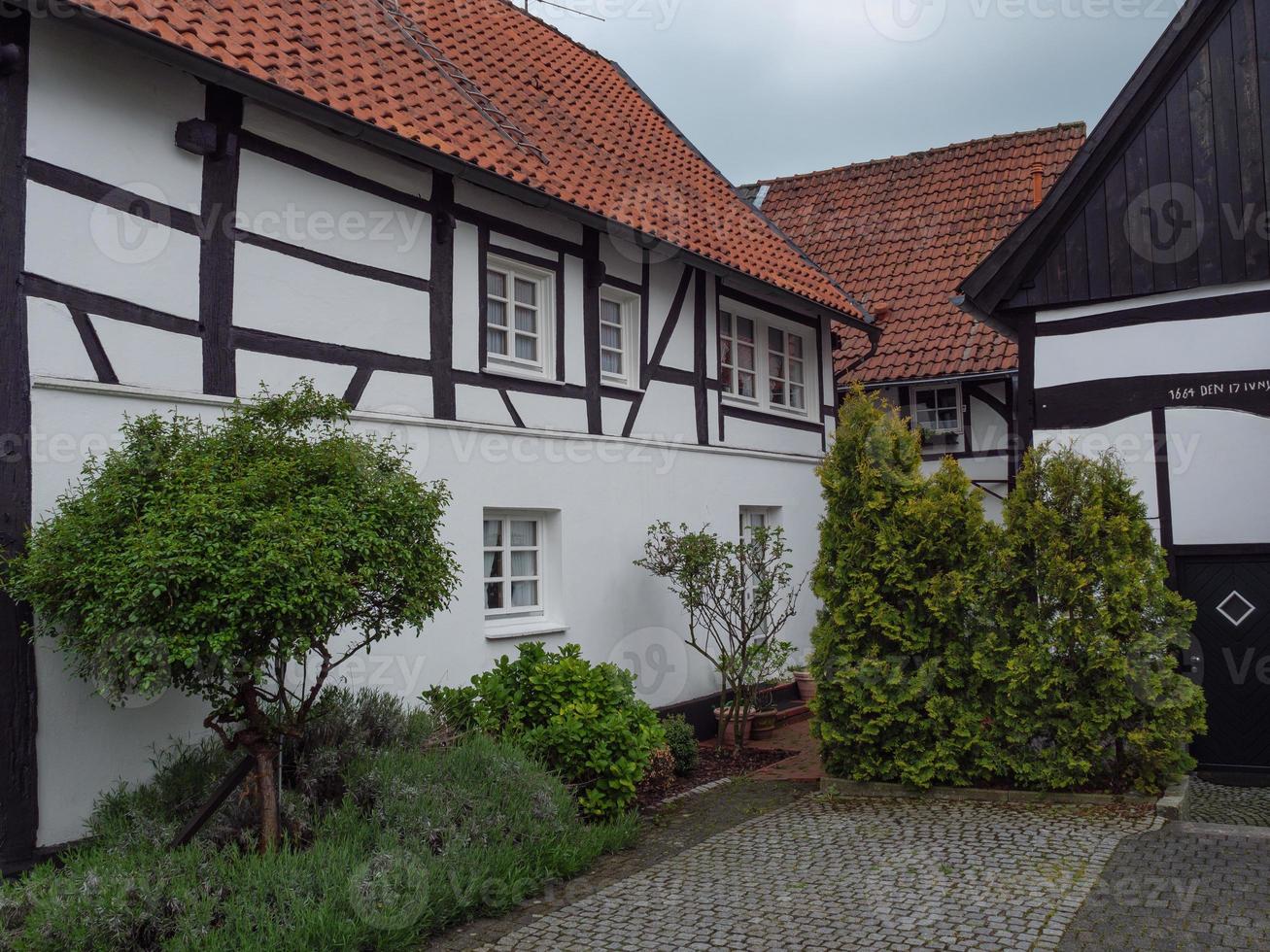 pueblo de westerholt en el área del ruhr alemán foto