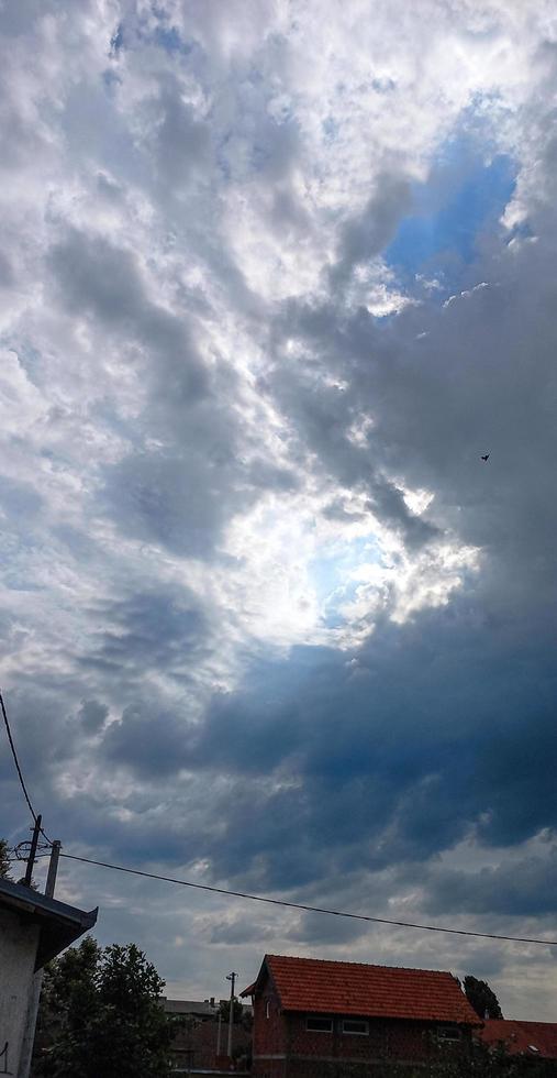 Amazing Belgrade clouds Serbia photo