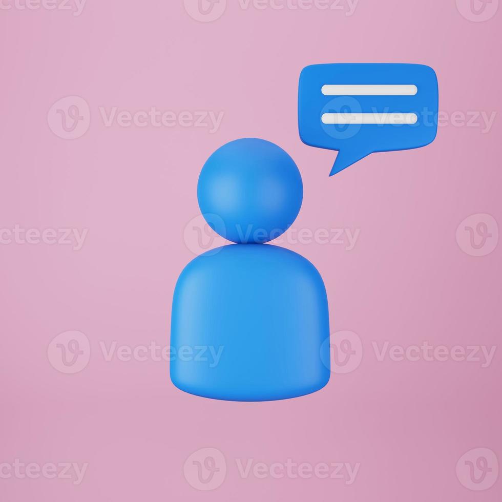 User chatting box, speak bubble text,  message box, text box. Cartoon illustration design. Communication concept. photo